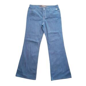 Grane Jeans Womens Juniors 17 Blue Dark Wash Denim Bootcut Embroidered Pockets